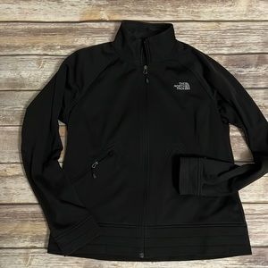North Face full zip. Black. Size large. 100% polyester